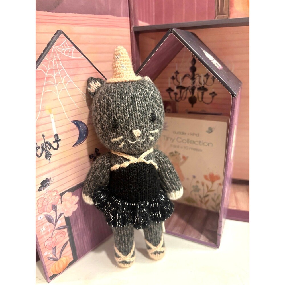 Cuddle + Kind Tiny Collection Doll Kitten Selena Halloween edition